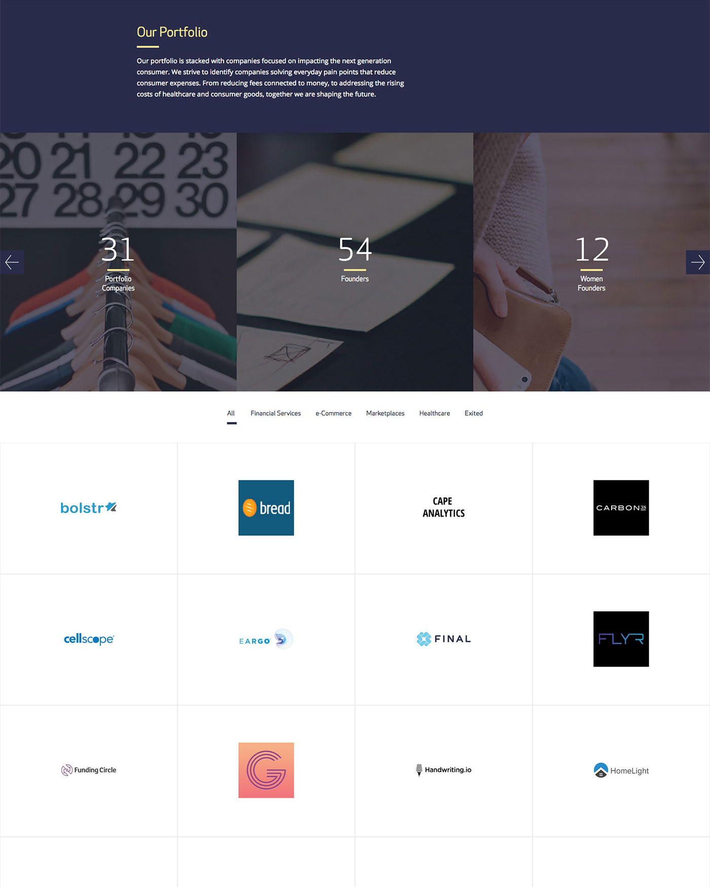 Montage Ventures Website Screenshot