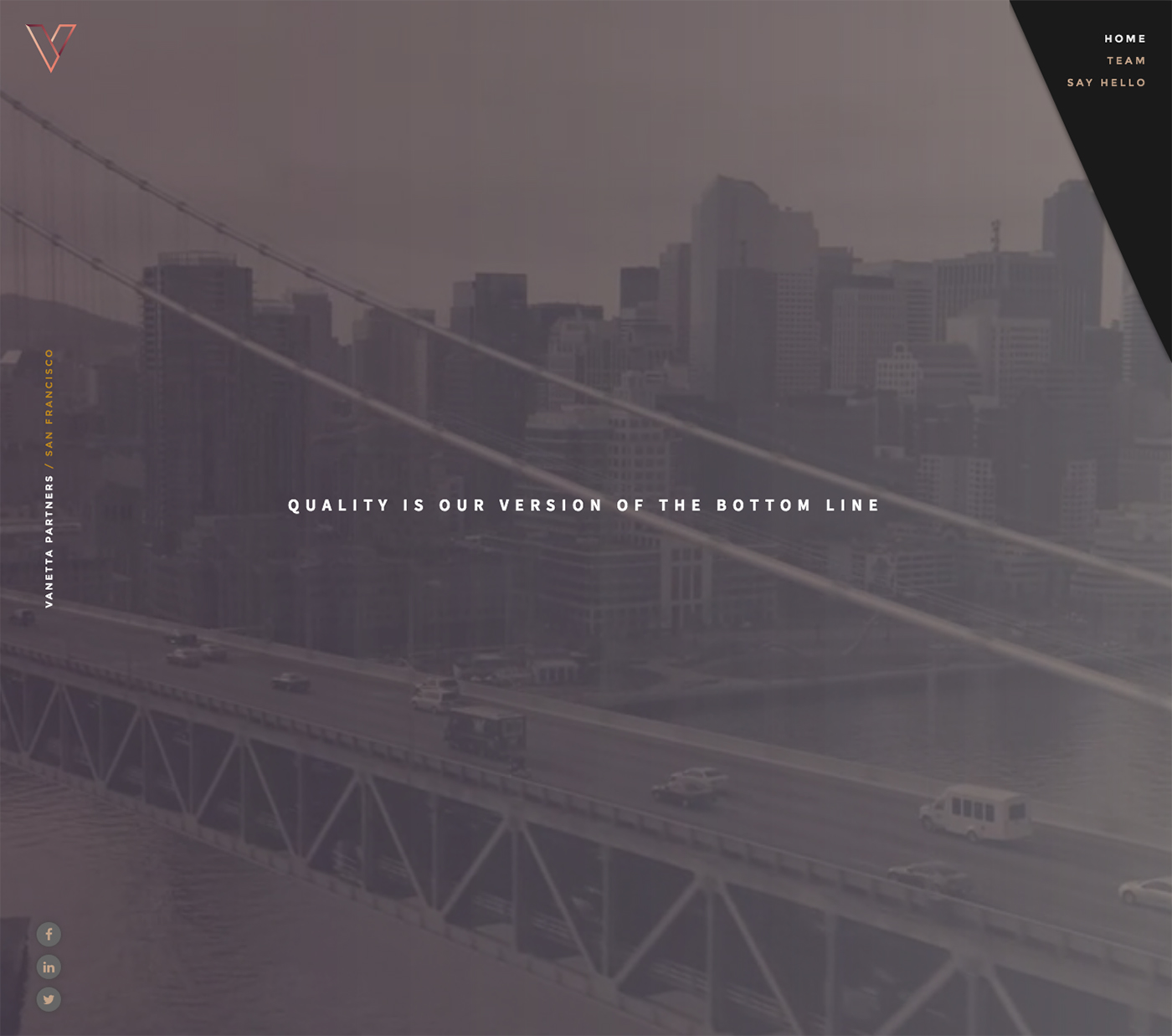 Vanetta Partners Website Screenshot