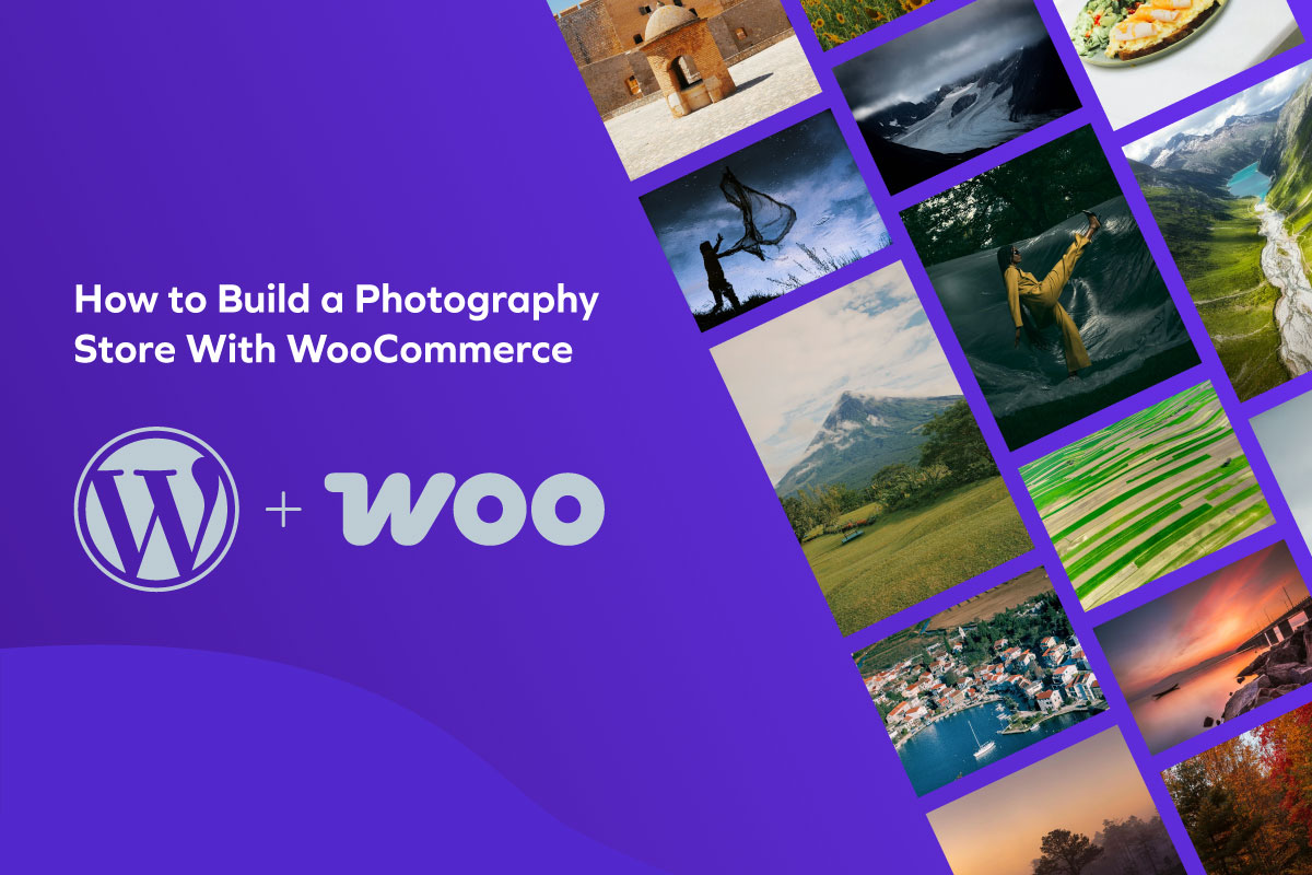 photography store with woocommerce
