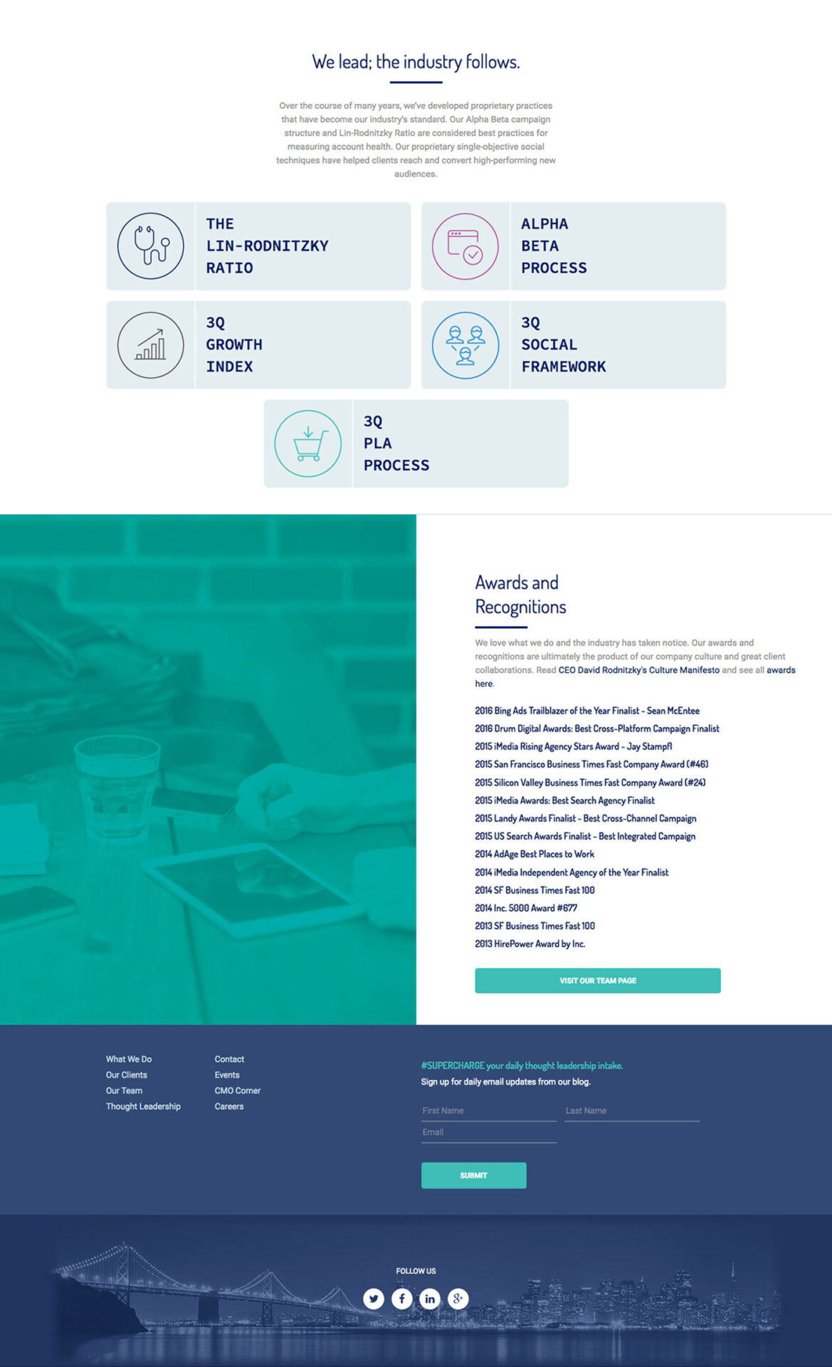 3Q Digital Website Screenshot
