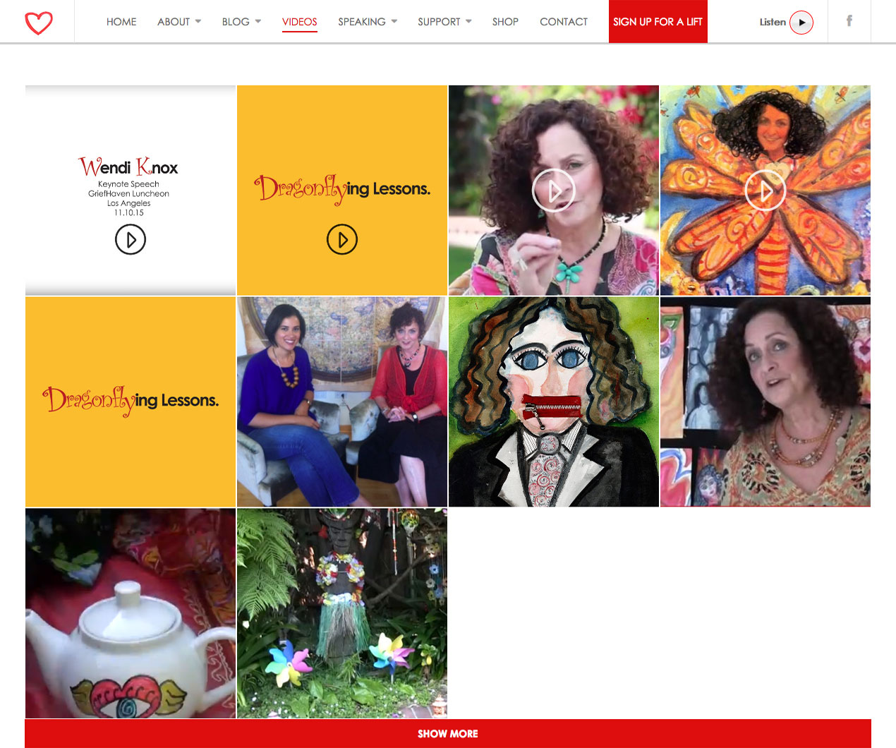 Dragonfly Movement Website Screenshot